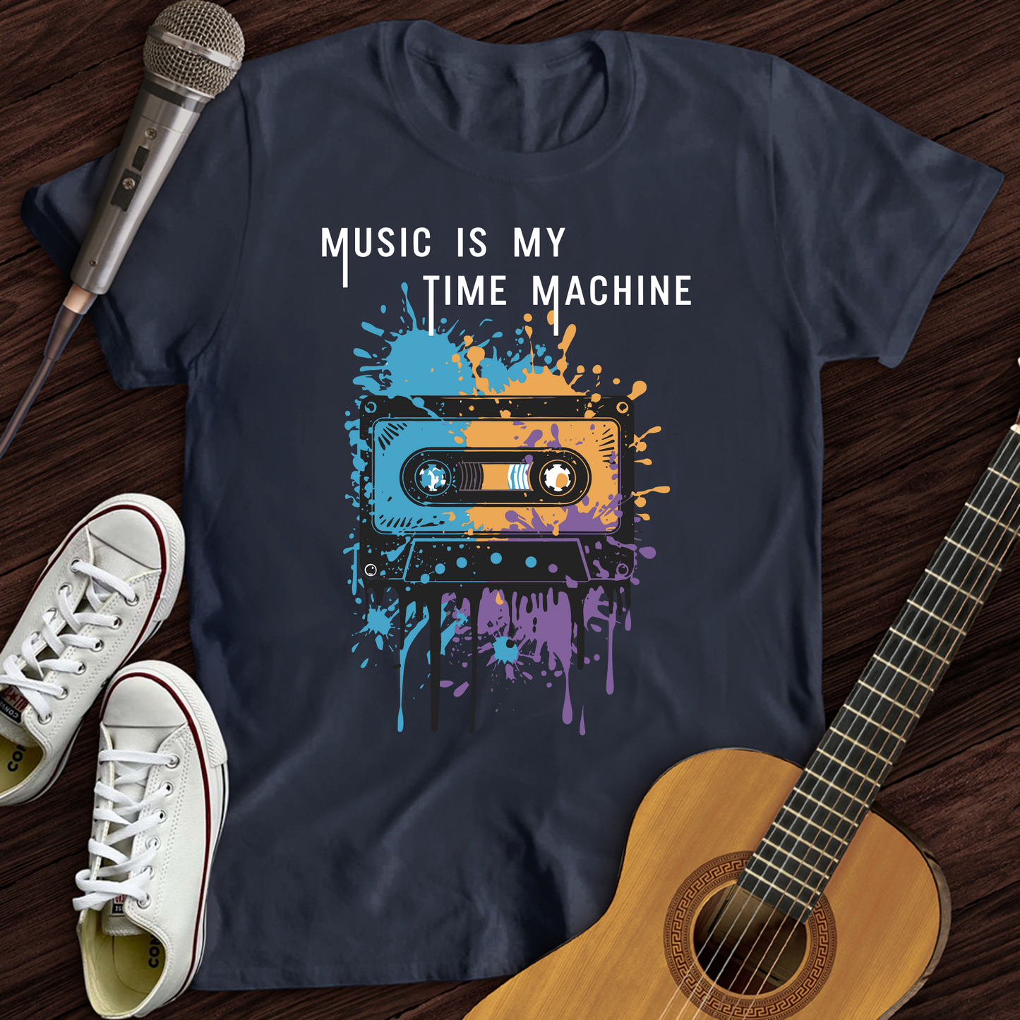 Music Is My Time Machine T-Shirt