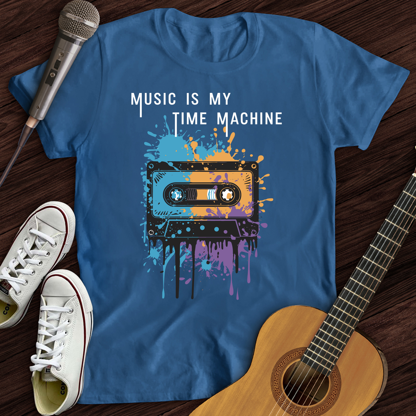 Music Is My Time Machine T-Shirt