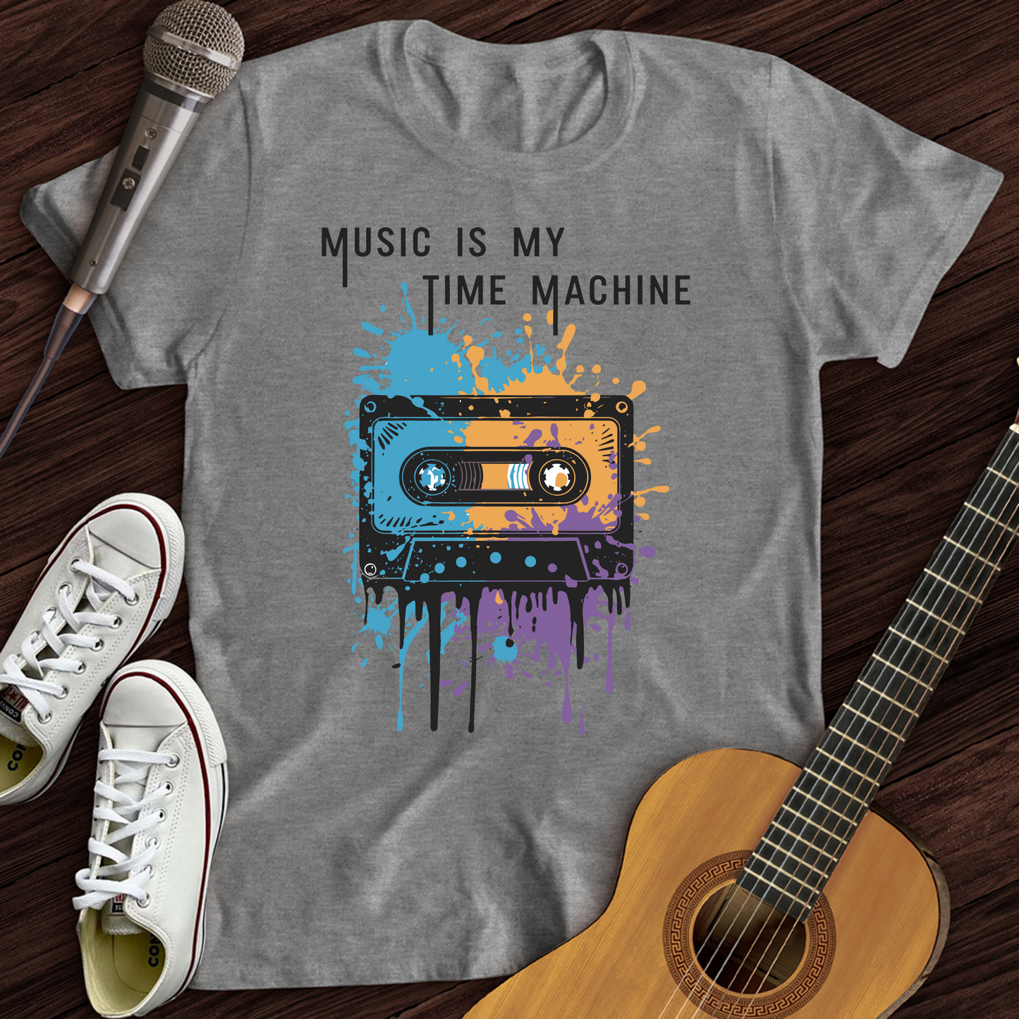 Music Is My Time Machine T-Shirt