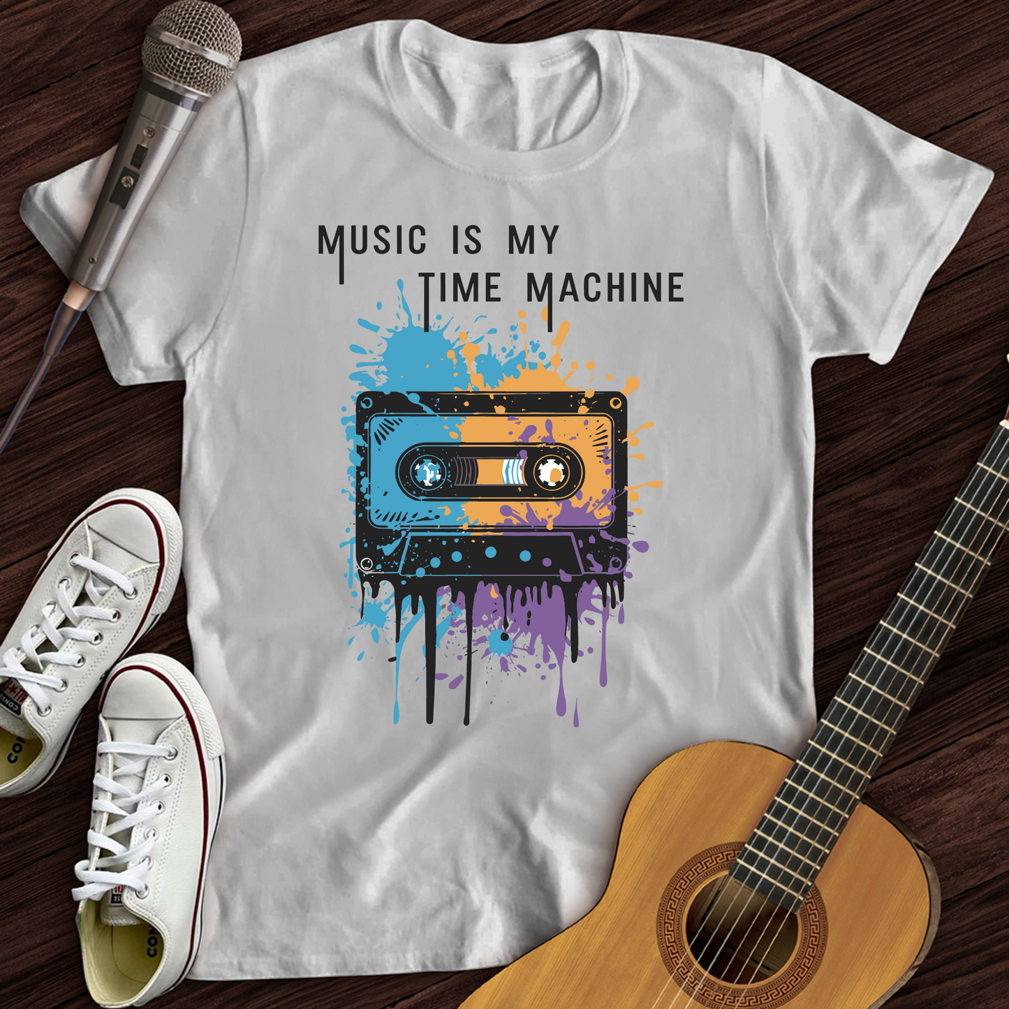 Music Is My Time Machine T-Shirt