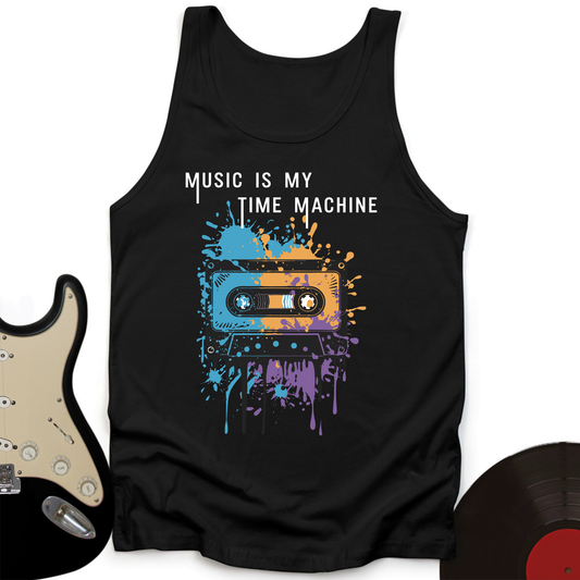 Music Is My Time Machine Tank Top