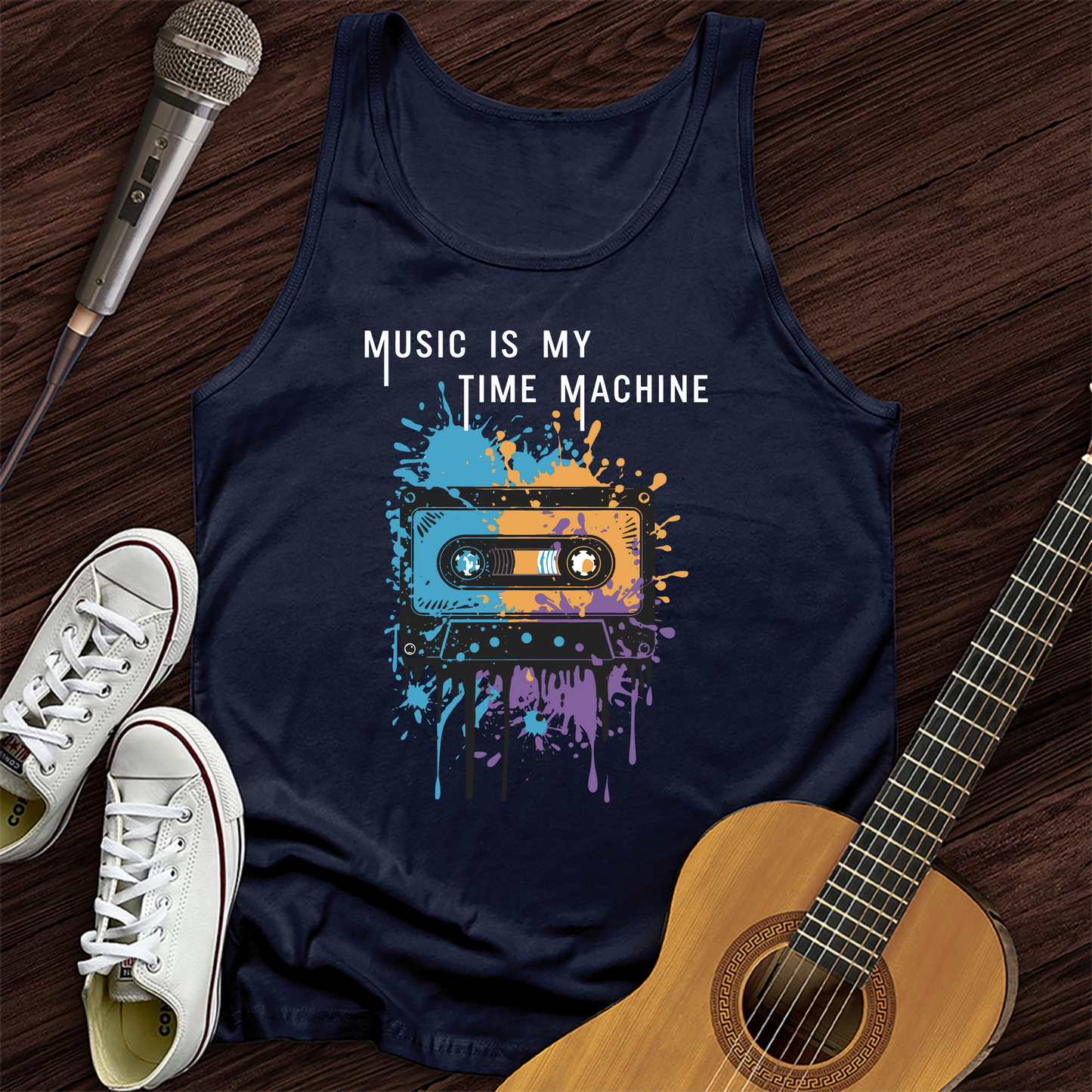 Music Is My Time Machine Tank Top