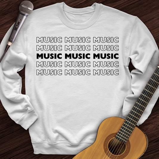 Music Music Music Crewneck