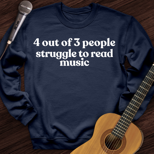 Reading Music Hard Crewneck