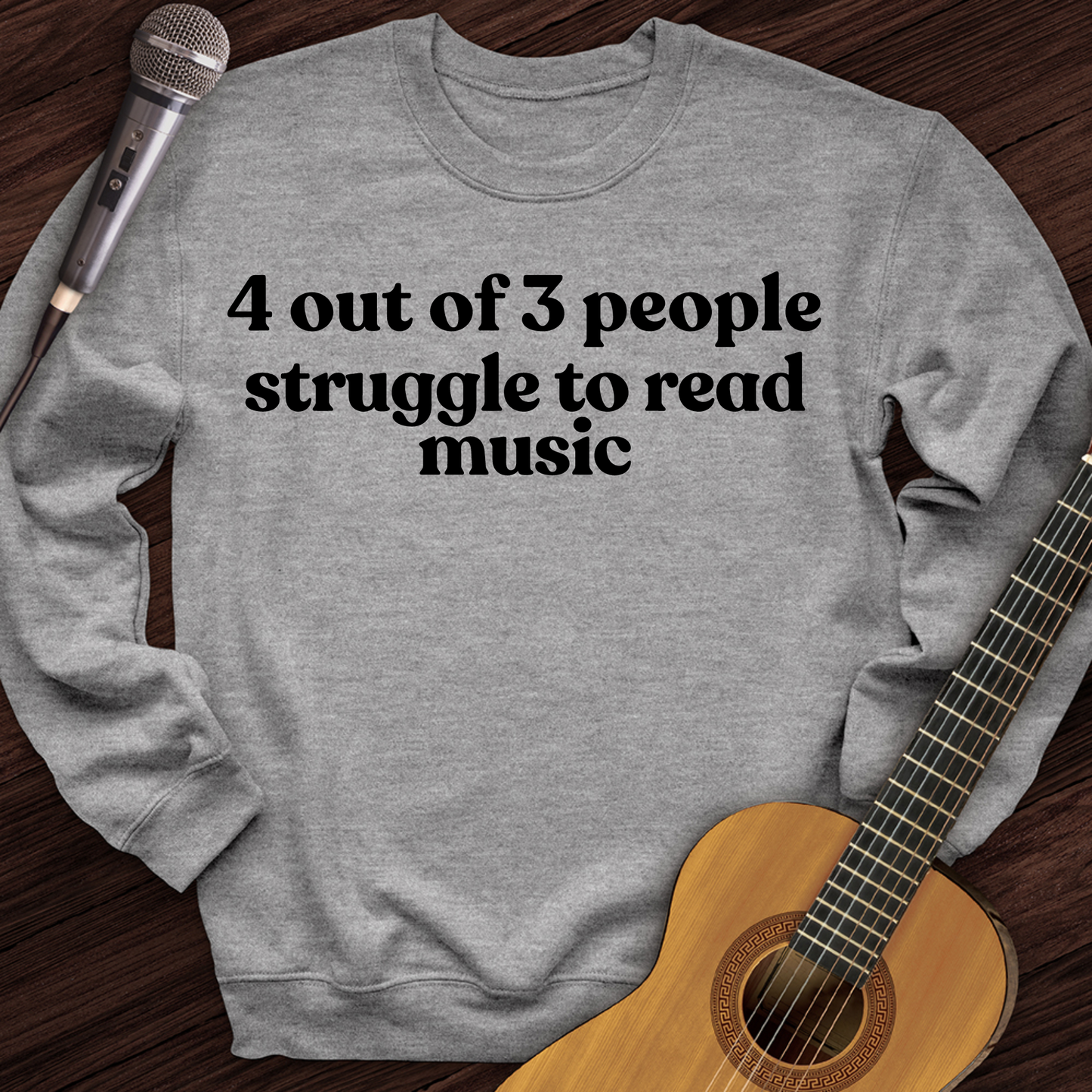 Reading Music Hard Crewneck