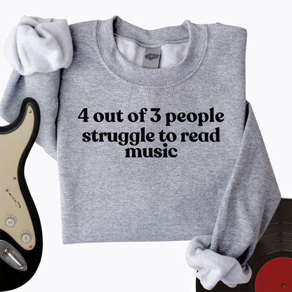 Reading Music Hard Crewneck