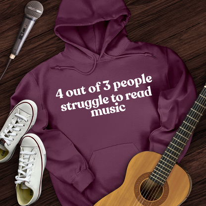 Reading Music Hard Hoodie