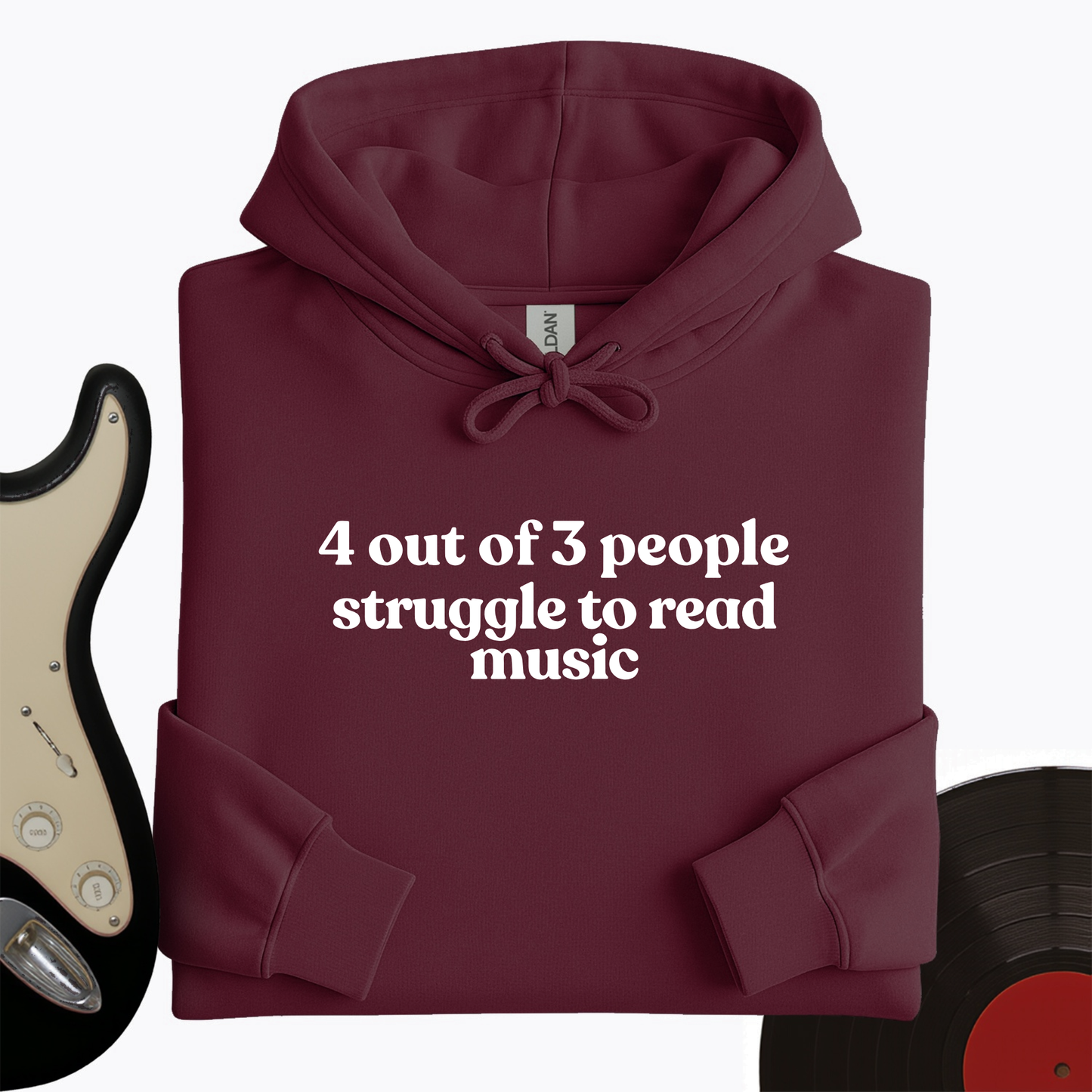 Reading Music Hard Hoodie