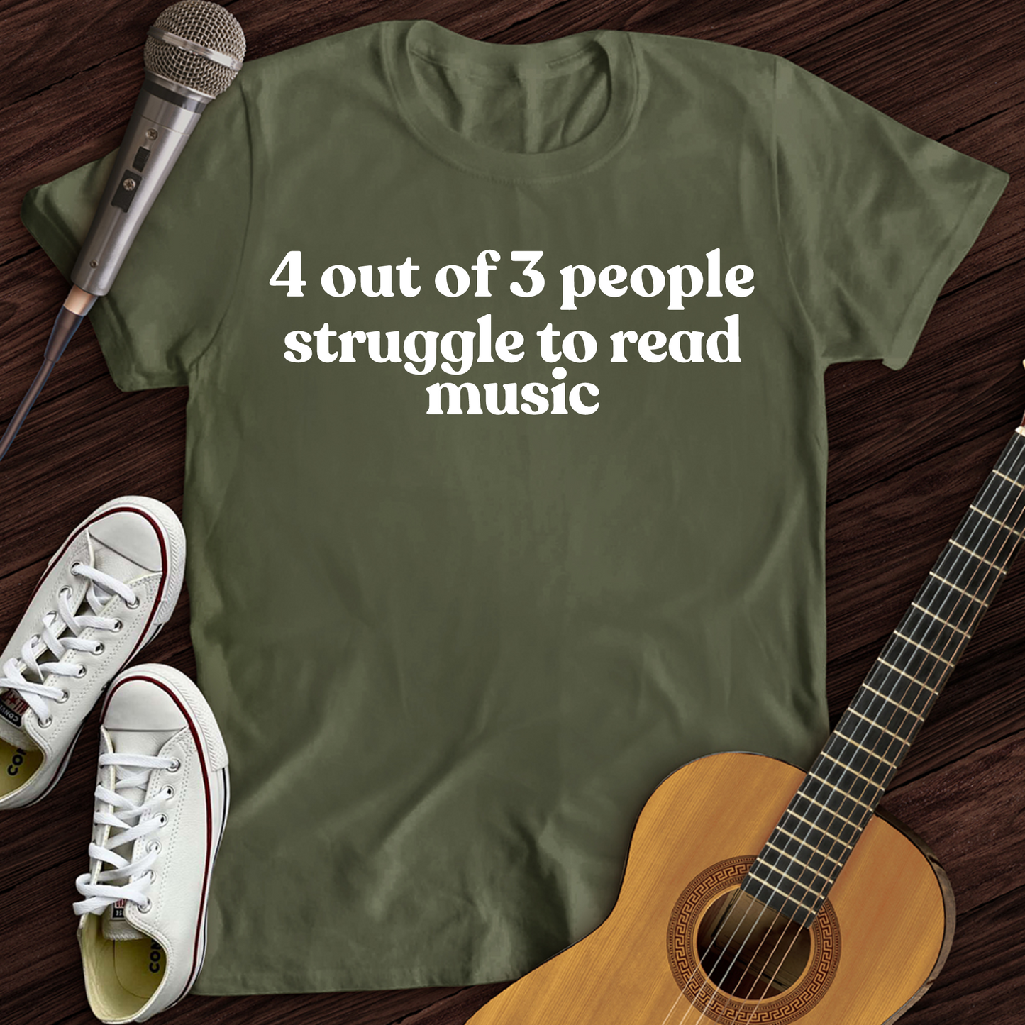 Reading Music Hard T-Shirt