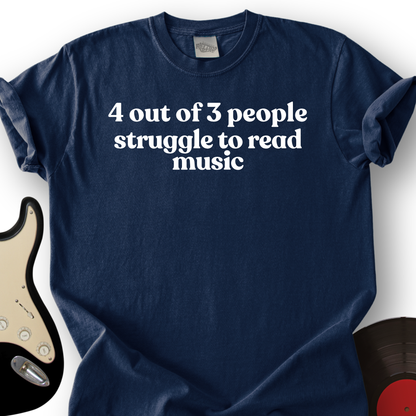 Reading Music Hard T-Shirt