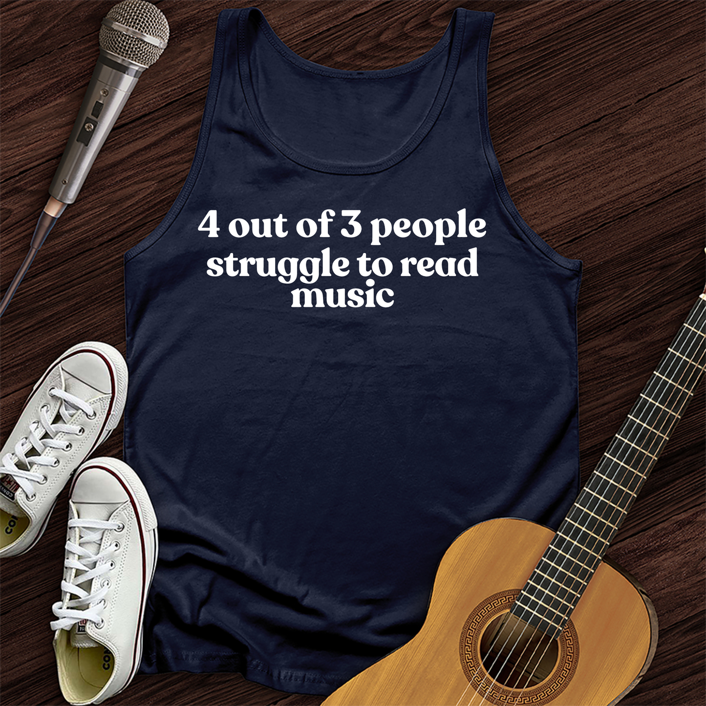 Reading Music Hard Tank Top