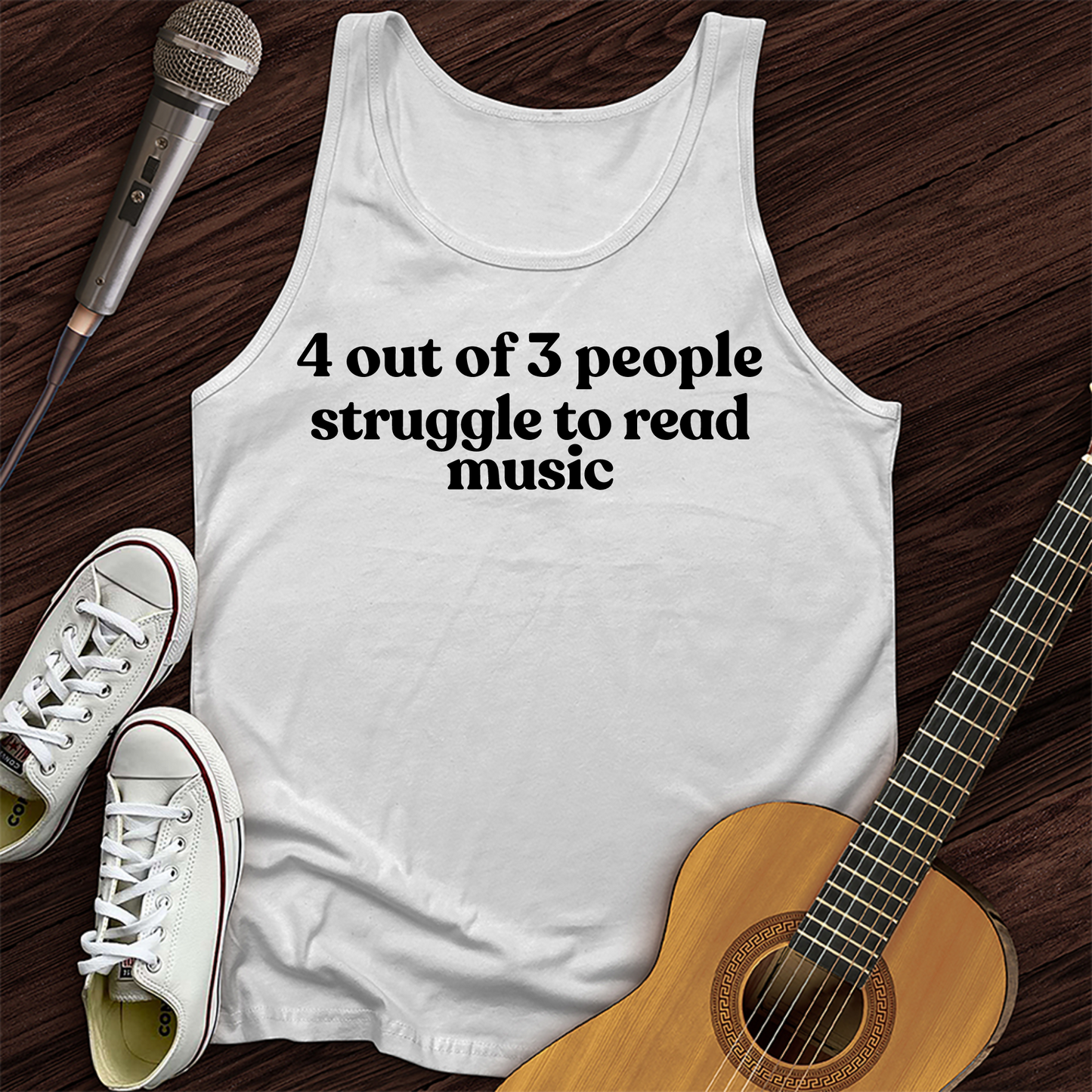 Reading Music Hard Tank Top