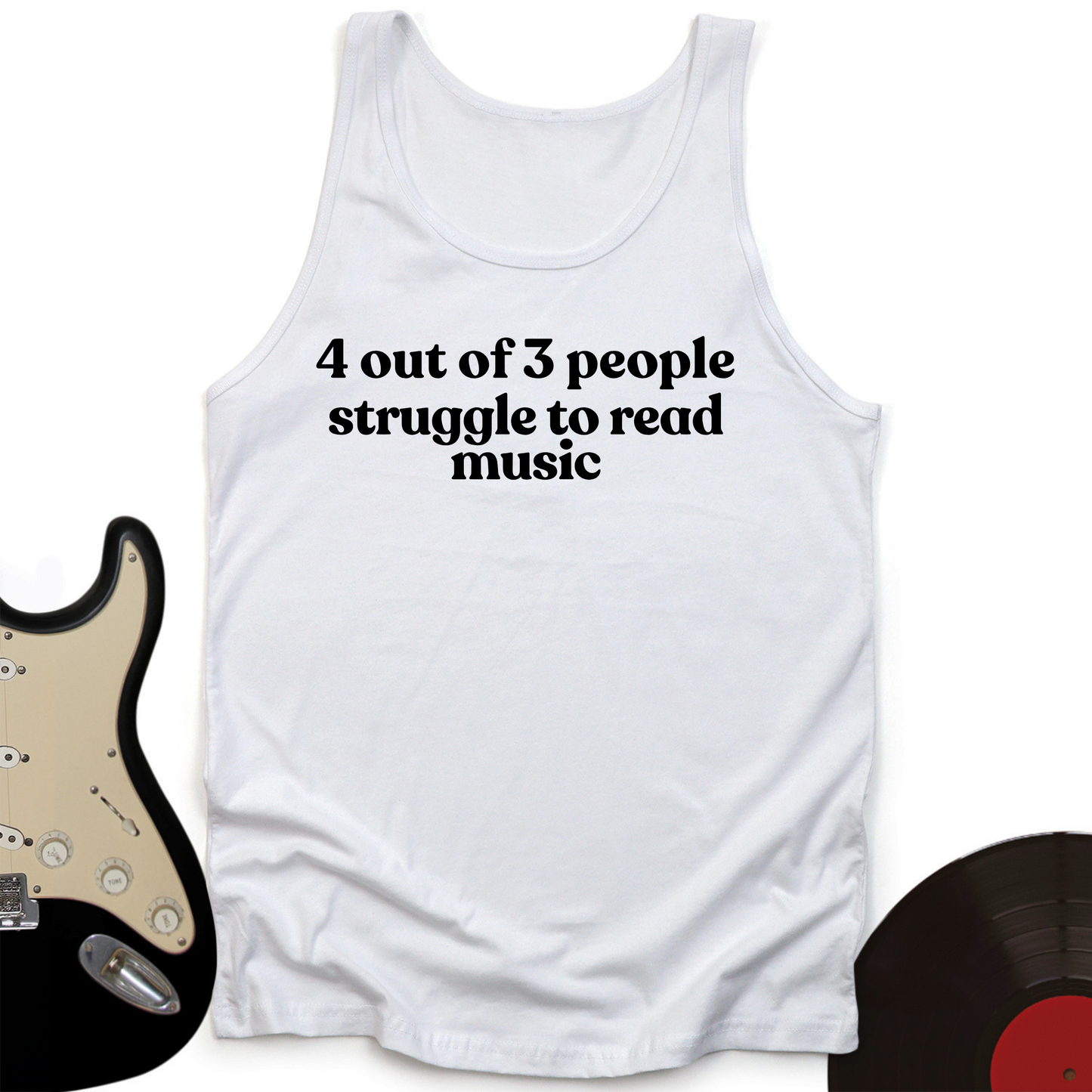 Reading Music Hard Tank Top