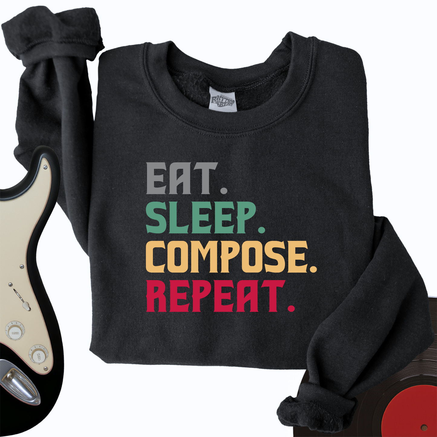 Eat, Sleep, Compose, Repeat Crewneck
