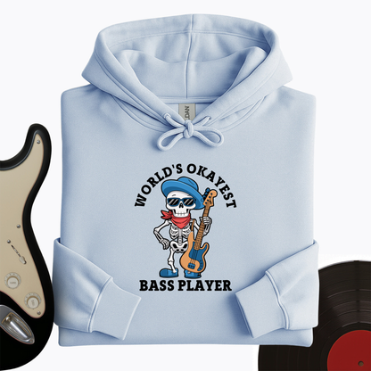 World's Okayest Bass Player Hoodie