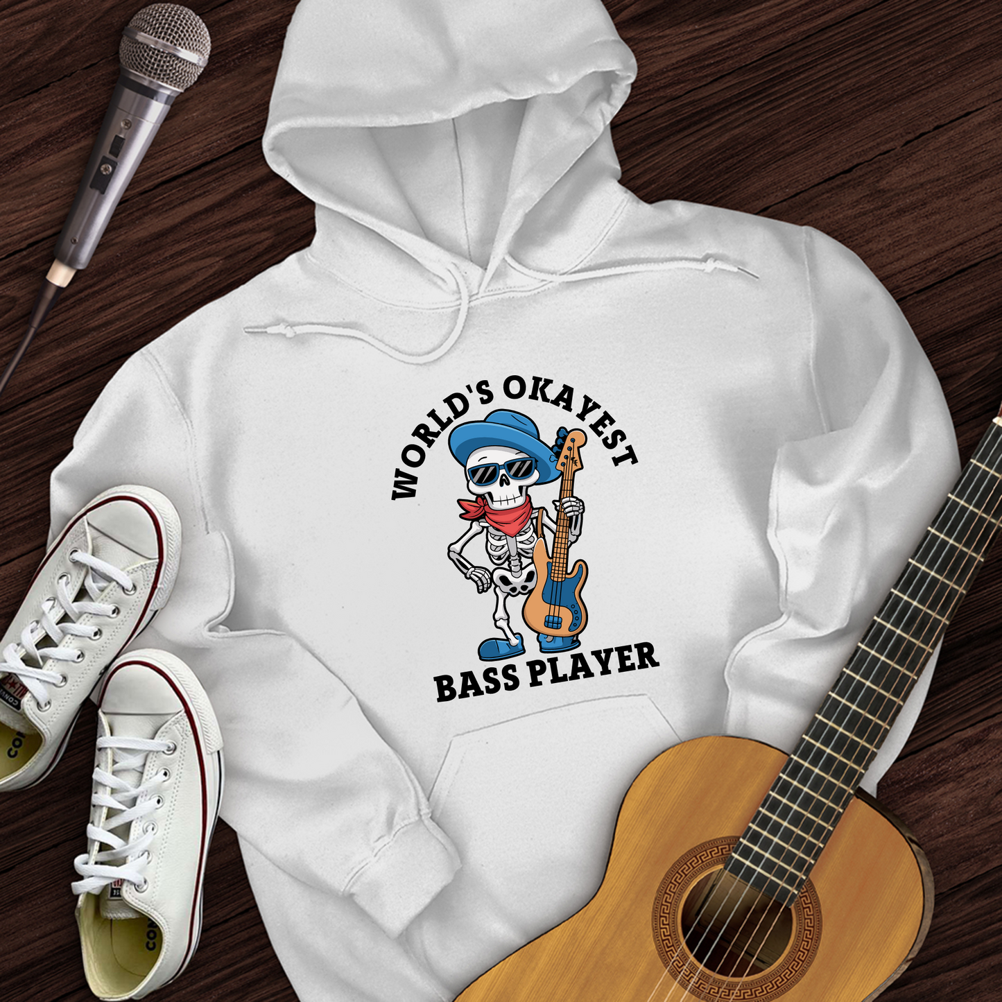 World's Okayest Bass Player Hoodie