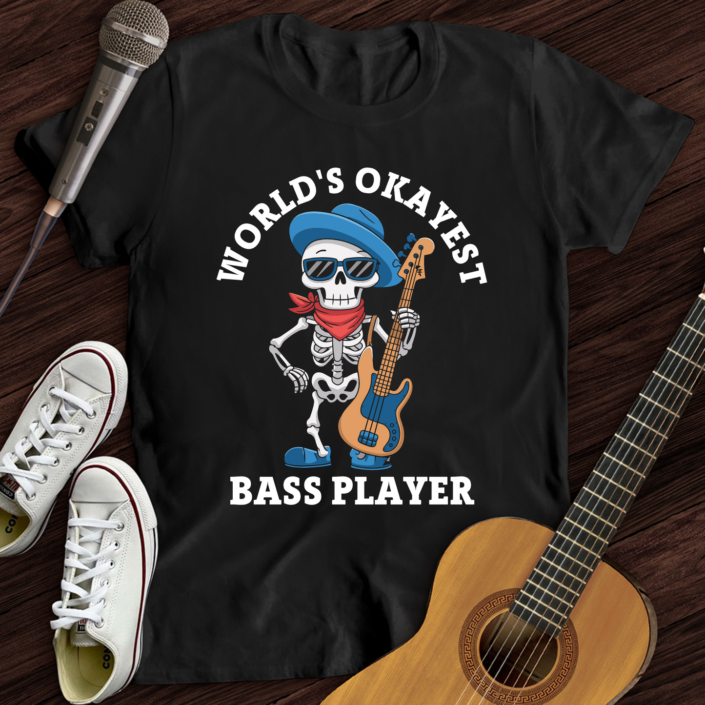 World's Okayest Bass Player T-Shirt