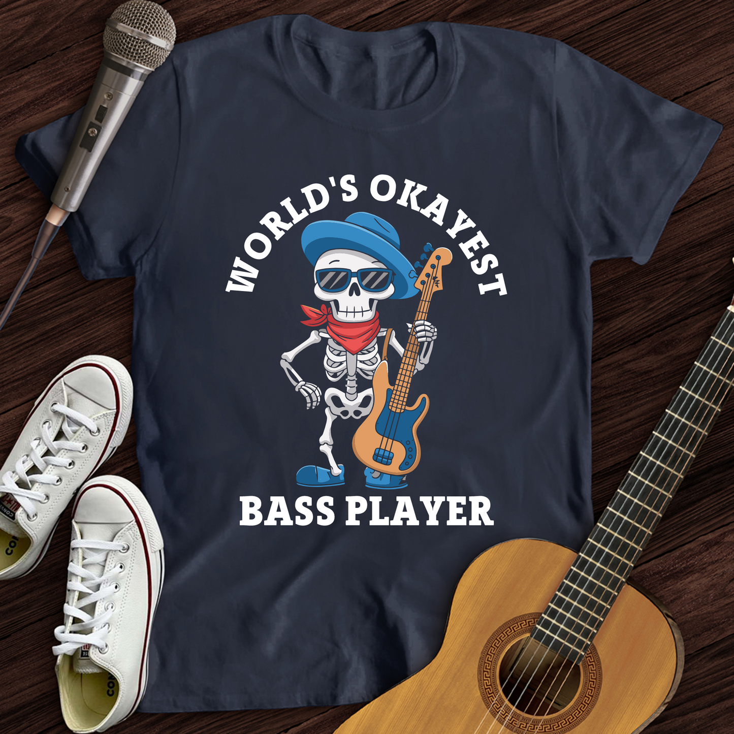 World's Okayest Bass Player T-Shirt