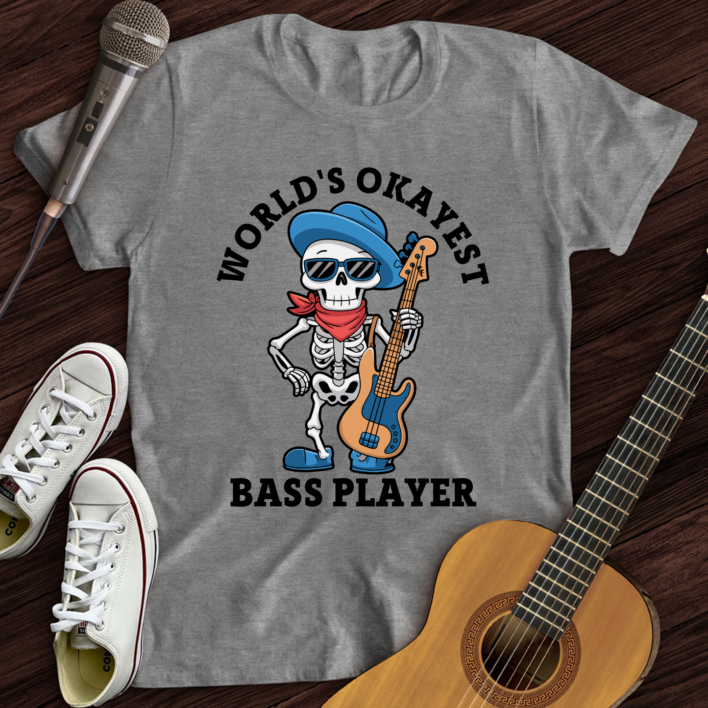 World's Okayest Bass Player T-Shirt