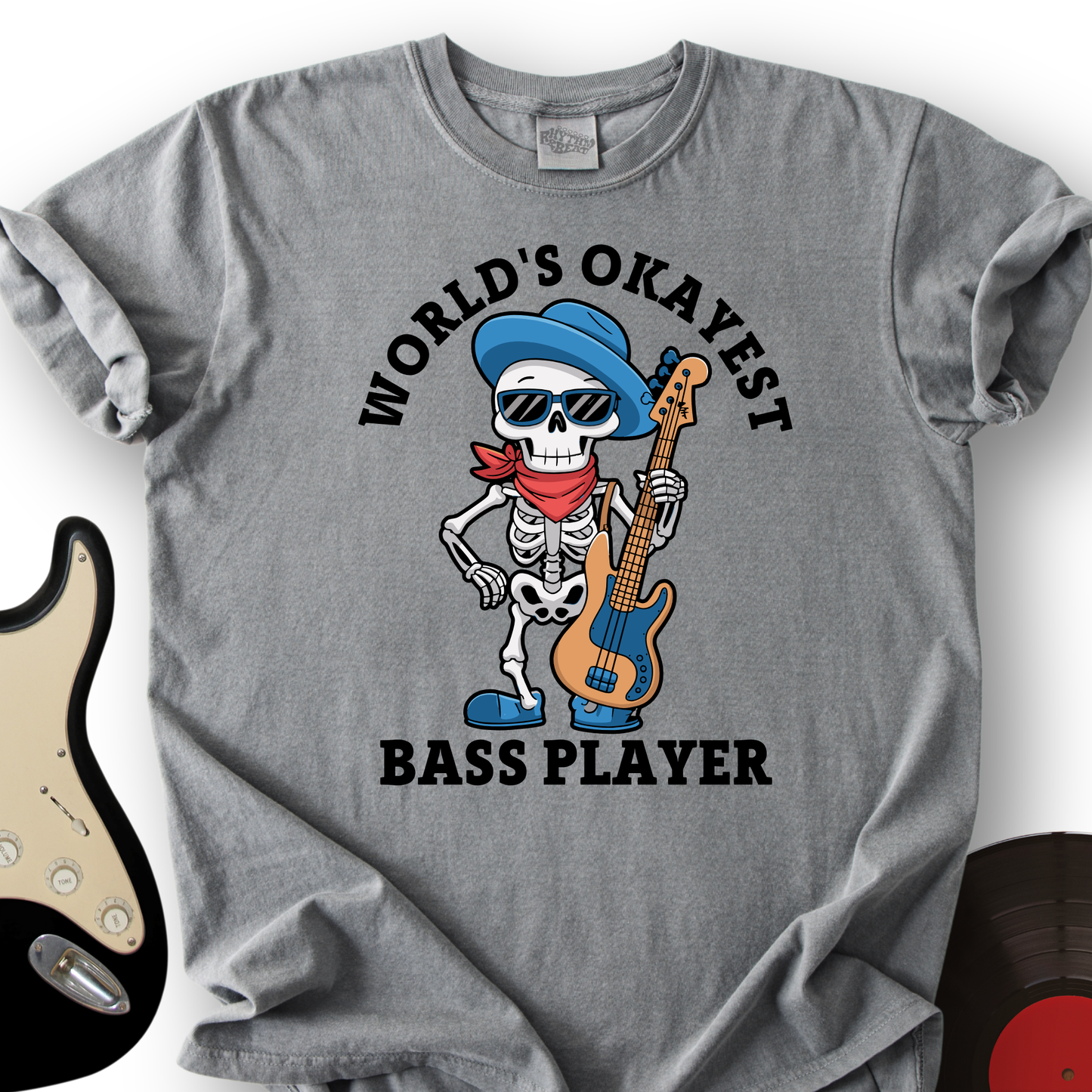 World's Okayest Bass Player T-Shirt