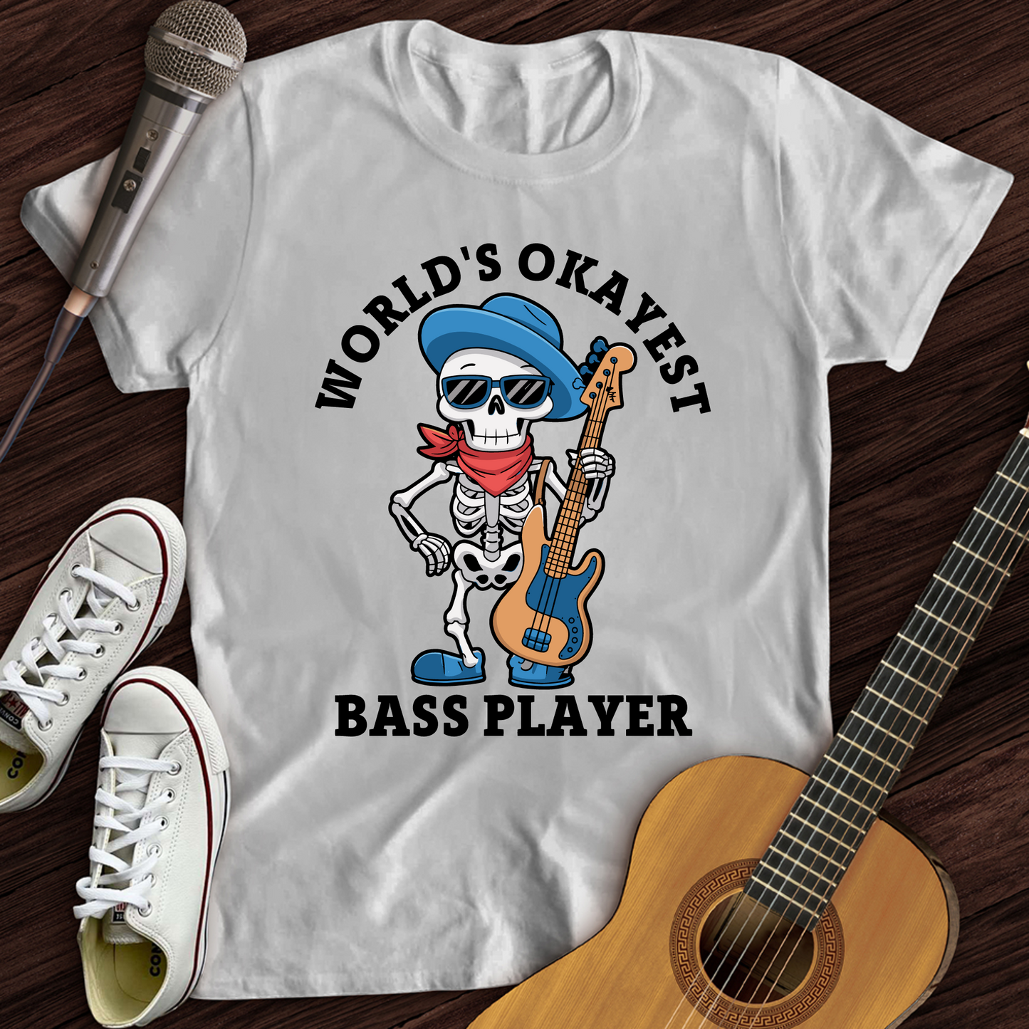 World's Okayest Bass Player T-Shirt