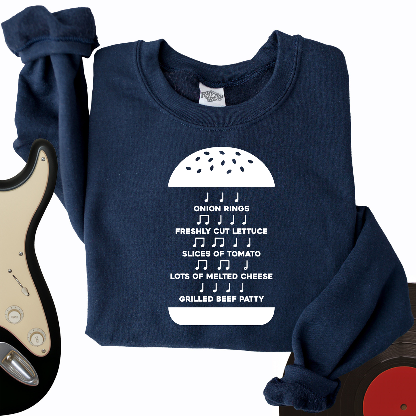 Burger Music Crewneck