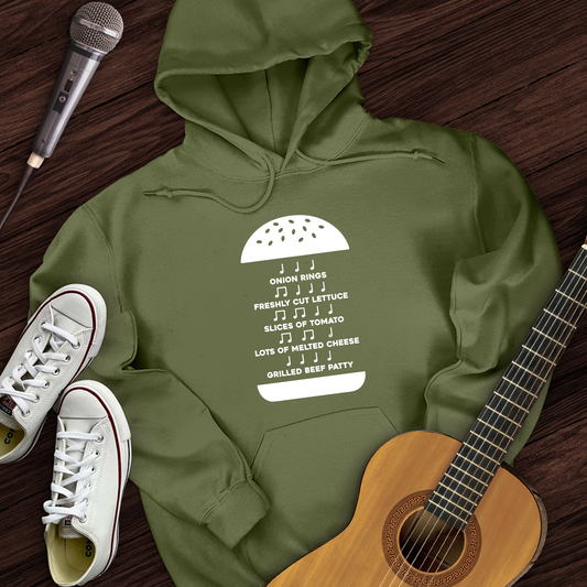 Burger Music Hoodie