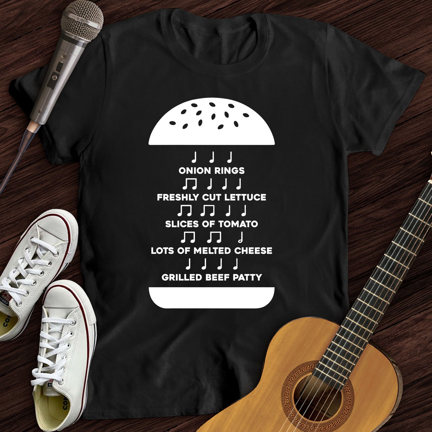 Burger Music T-Shirt