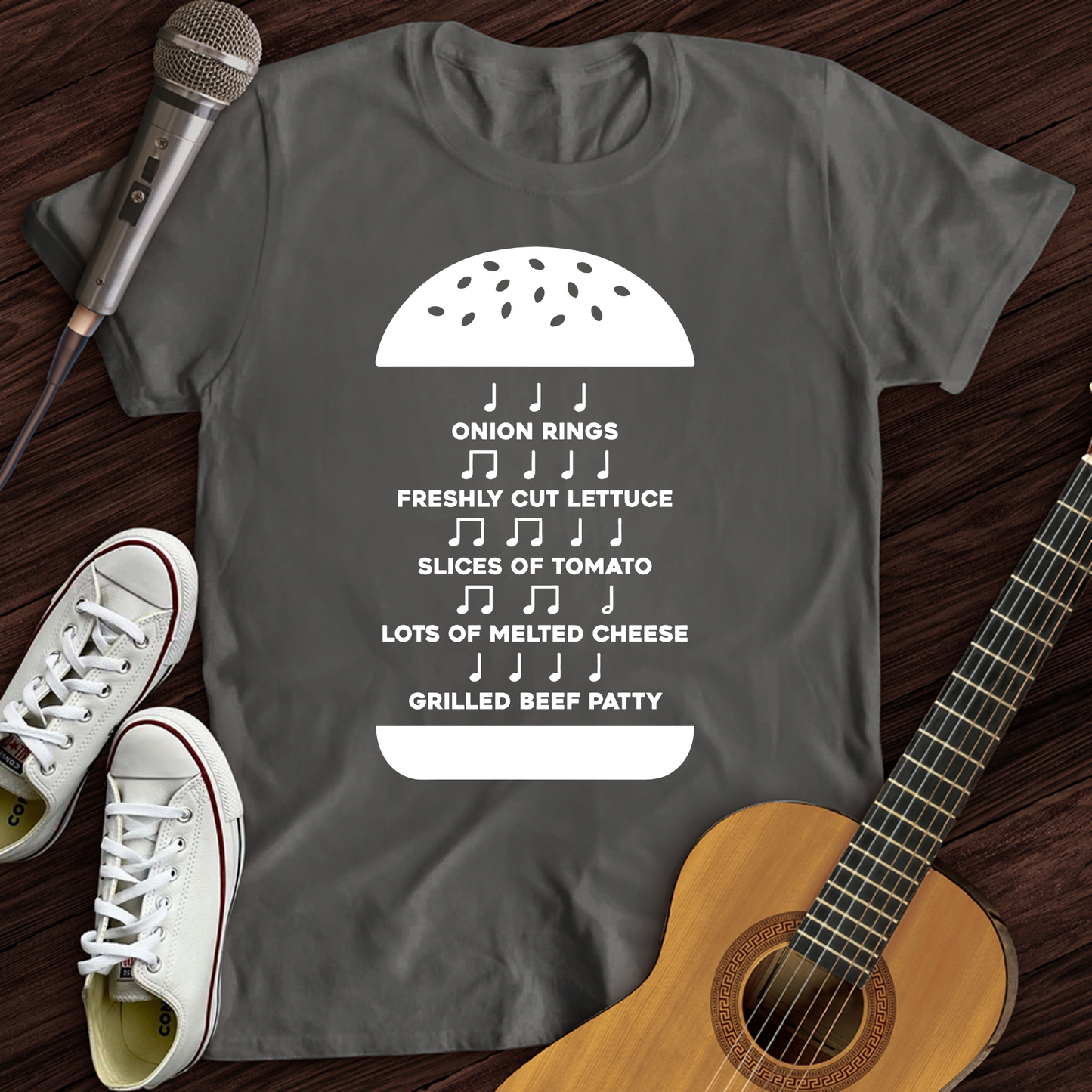 Burger Music T-Shirt