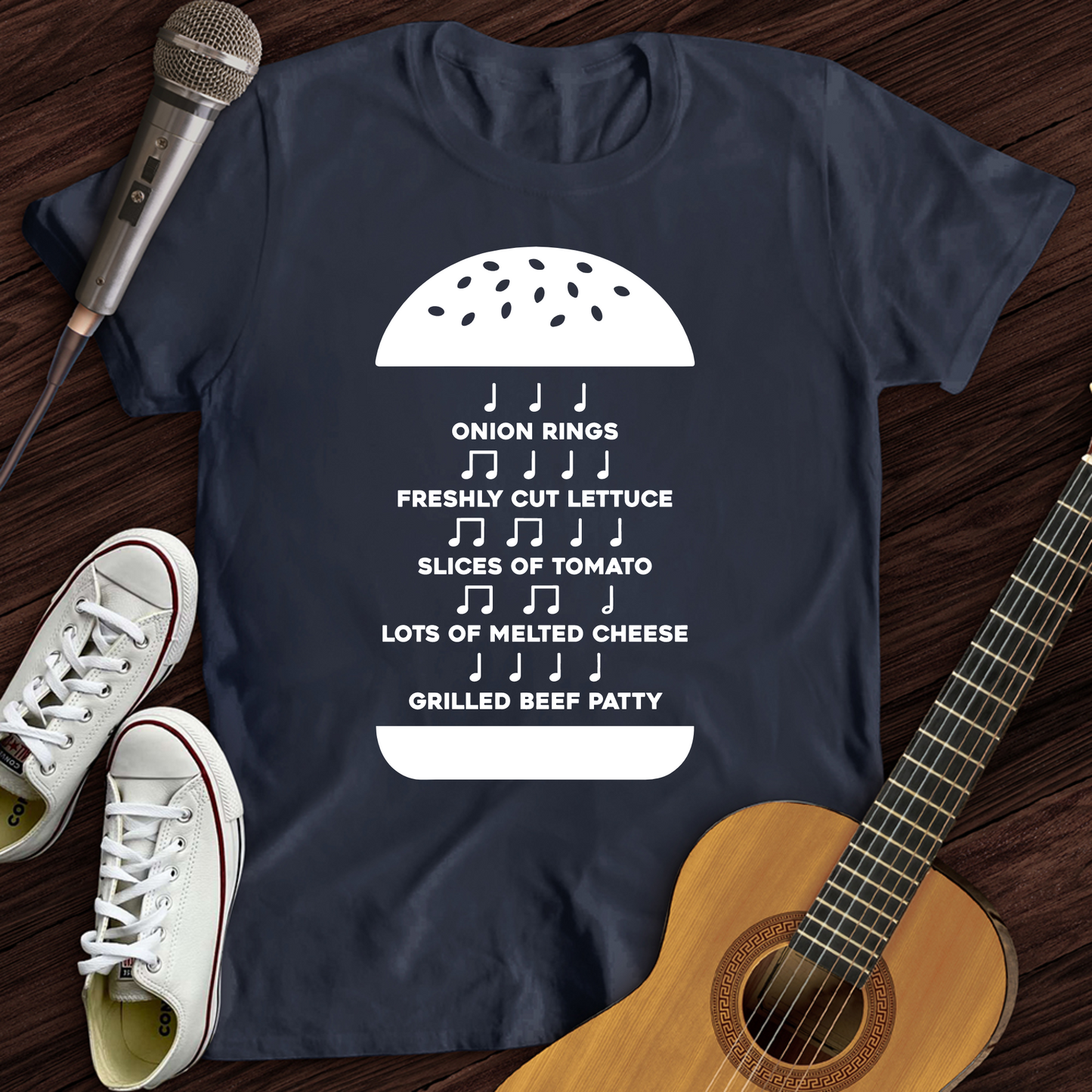 Burger Music T-Shirt