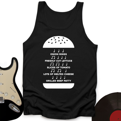 Burger Music Tank Top