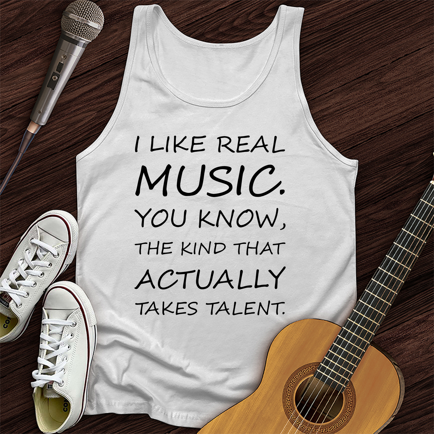 I Like Real Music Tank Top