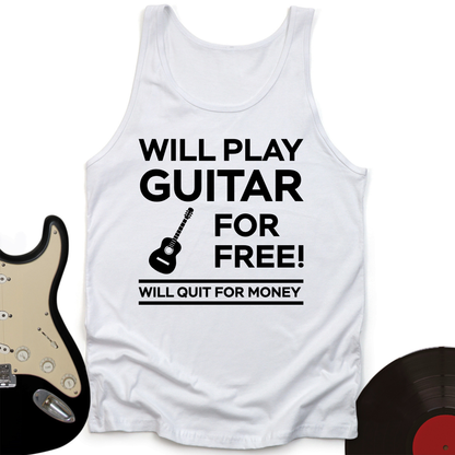 Play Guitar For Free Tank Top