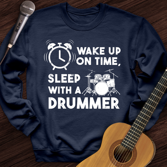 Wake Up On Time Crewneck