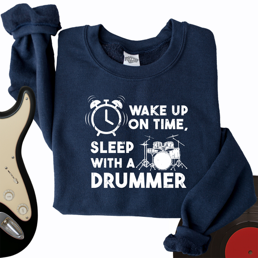 Wake Up On Time Crewneck