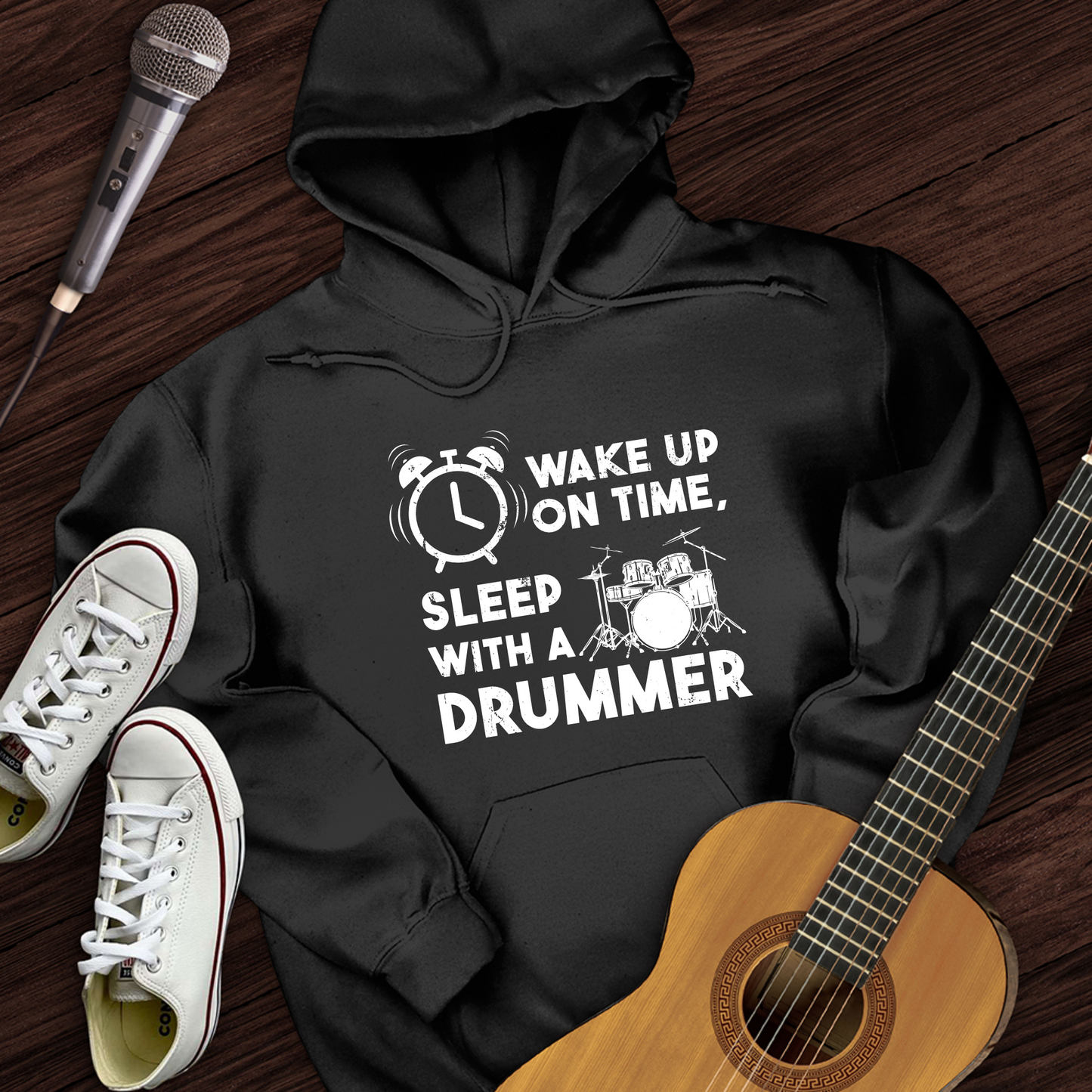 Wake Up On Time Hoodie