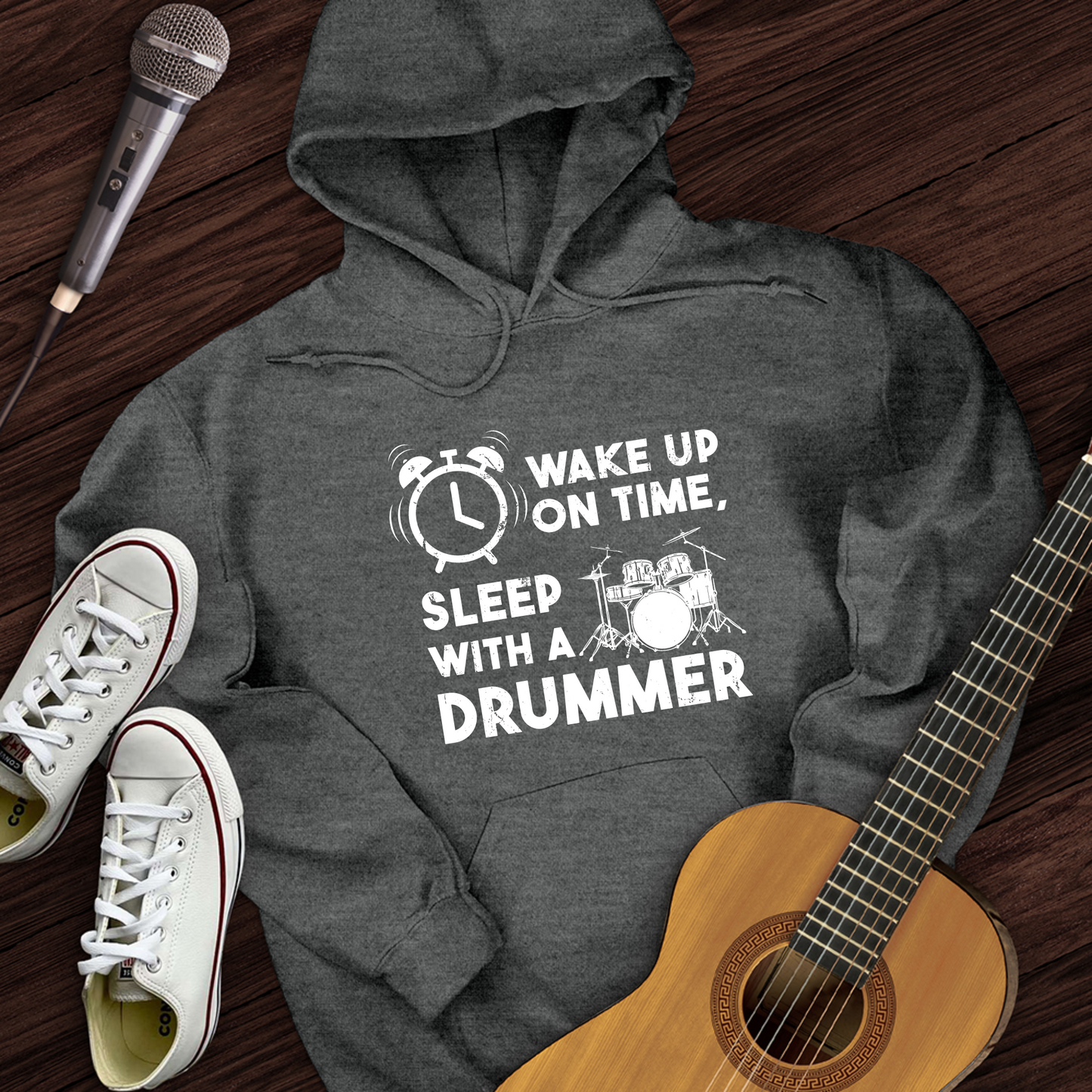 Wake Up On Time Hoodie