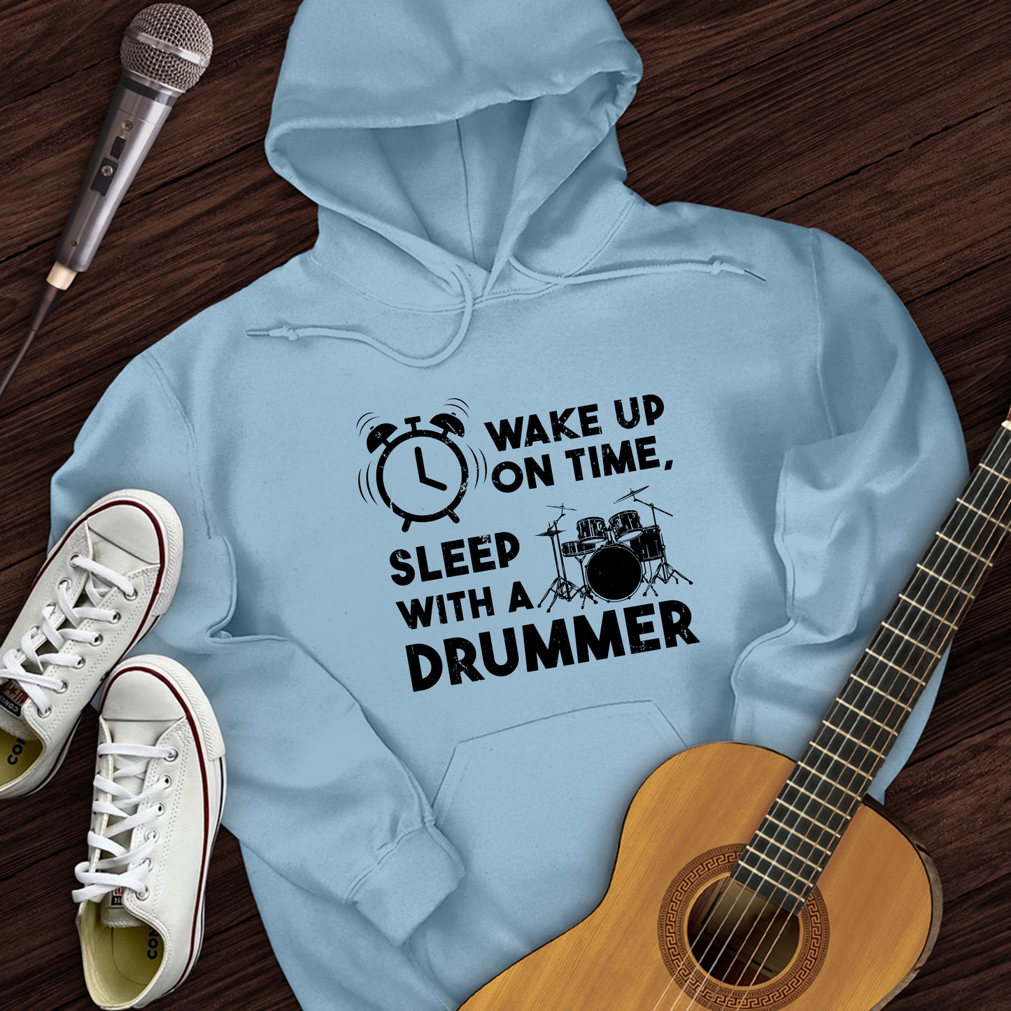 Wake Up On Time Hoodie