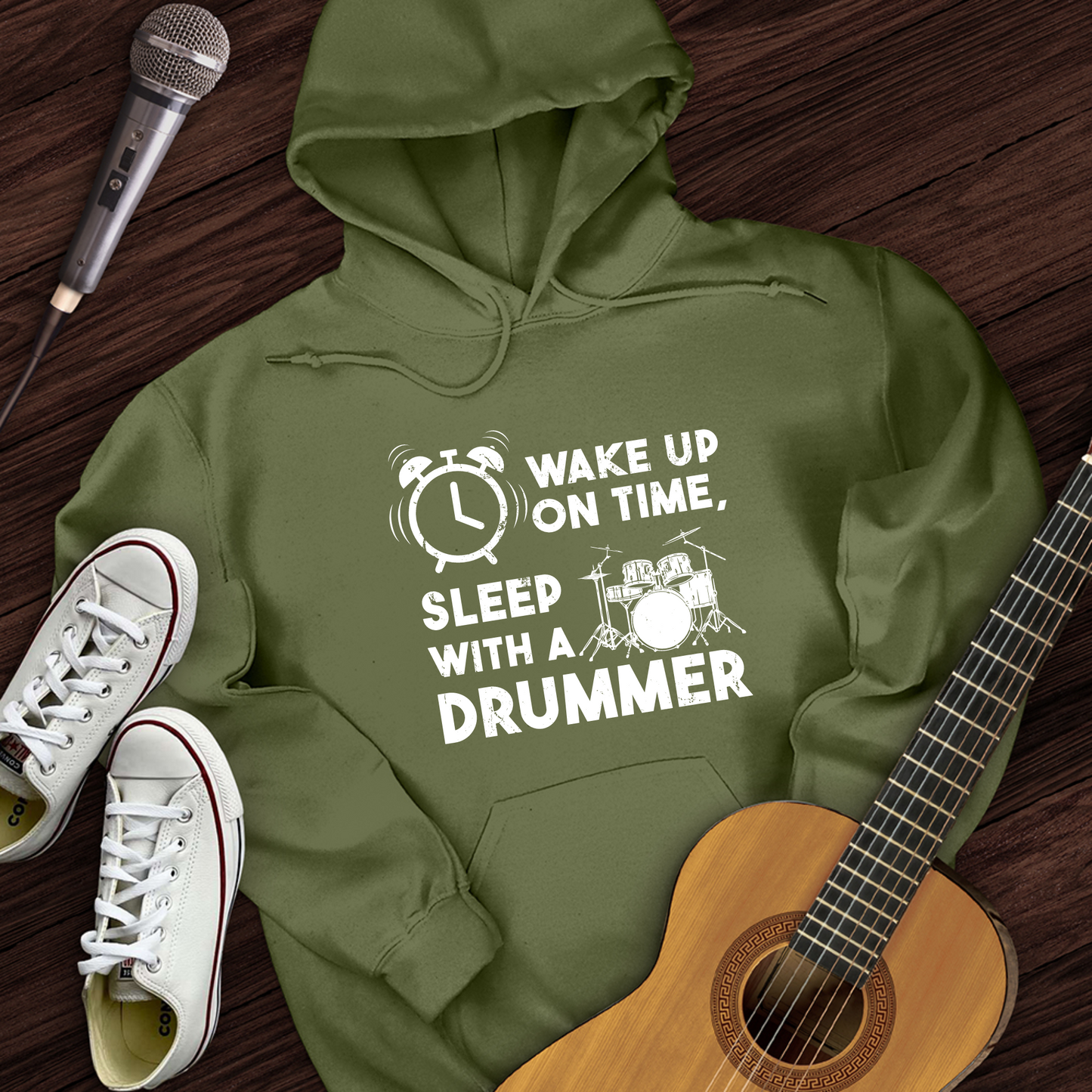 Wake Up On Time Hoodie