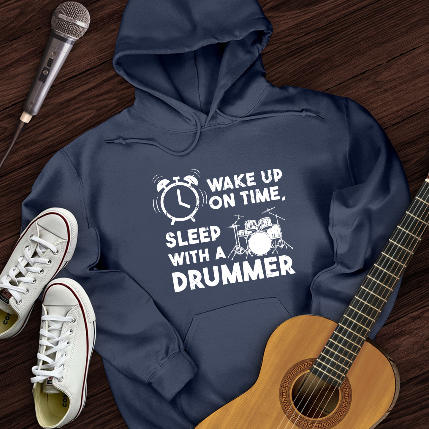 Wake Up On Time Hoodie