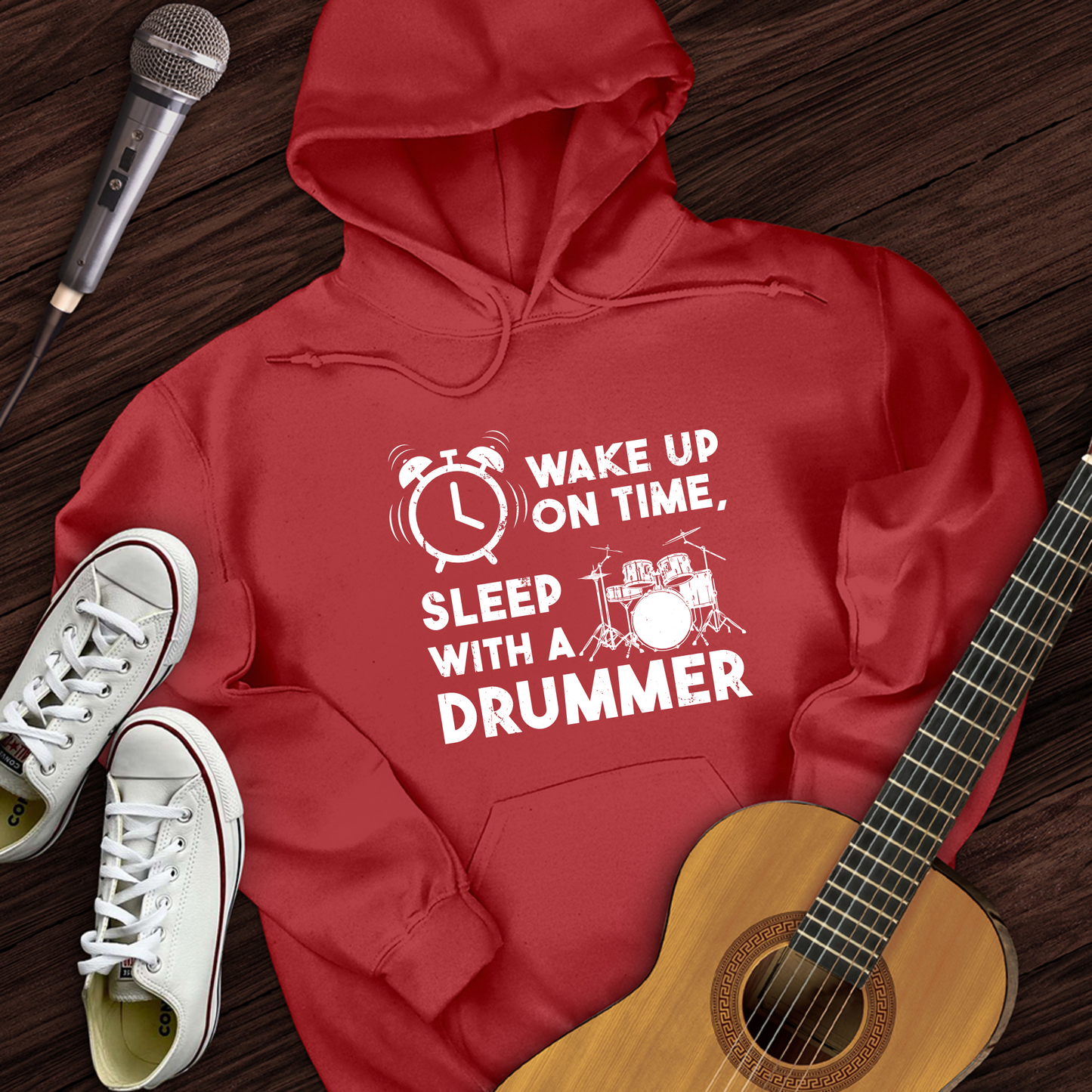 Wake Up On Time Hoodie