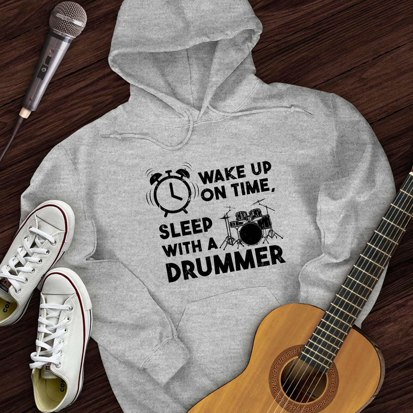 Wake Up On Time Hoodie