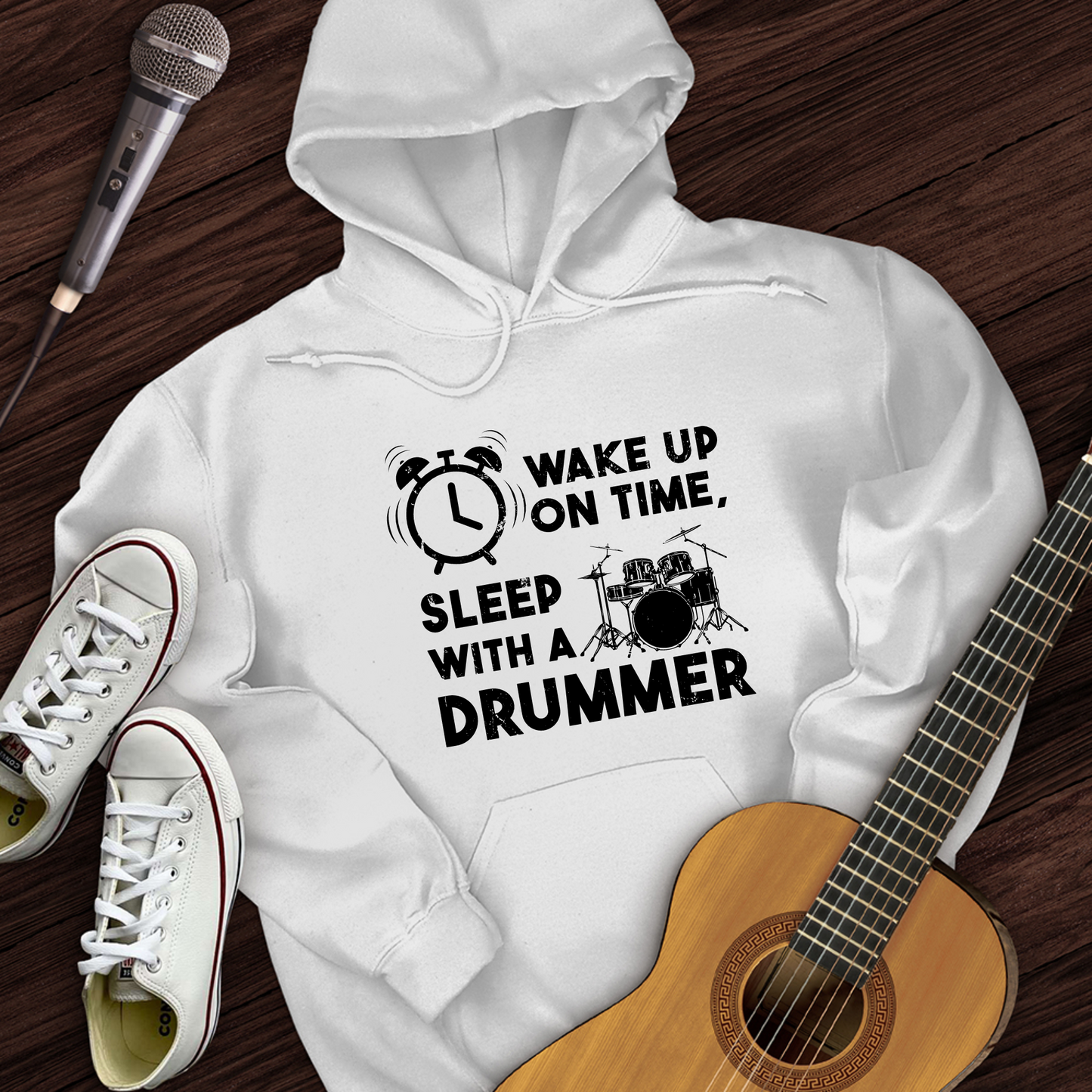 Wake Up On Time Hoodie