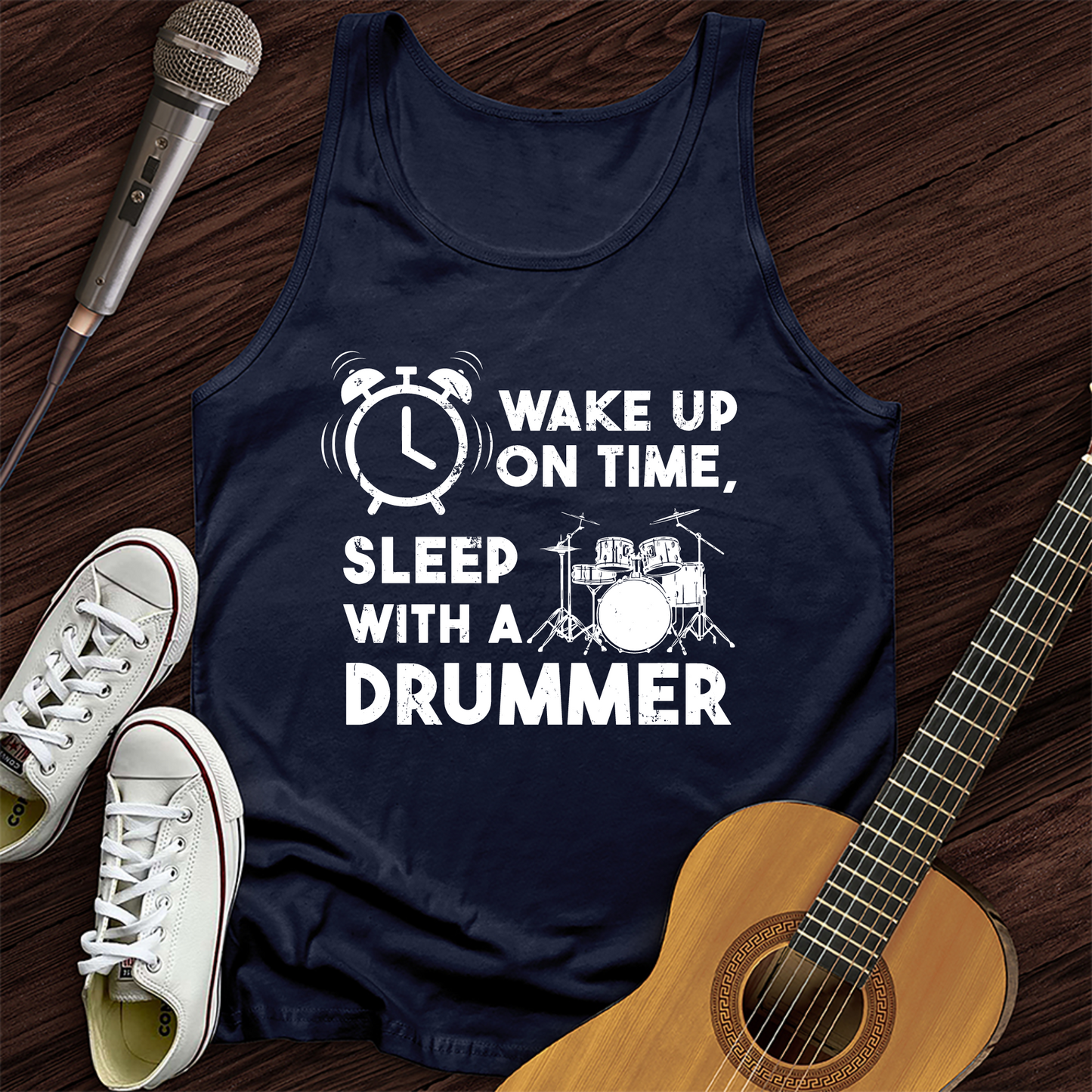 Wake Up On Time Tank Top