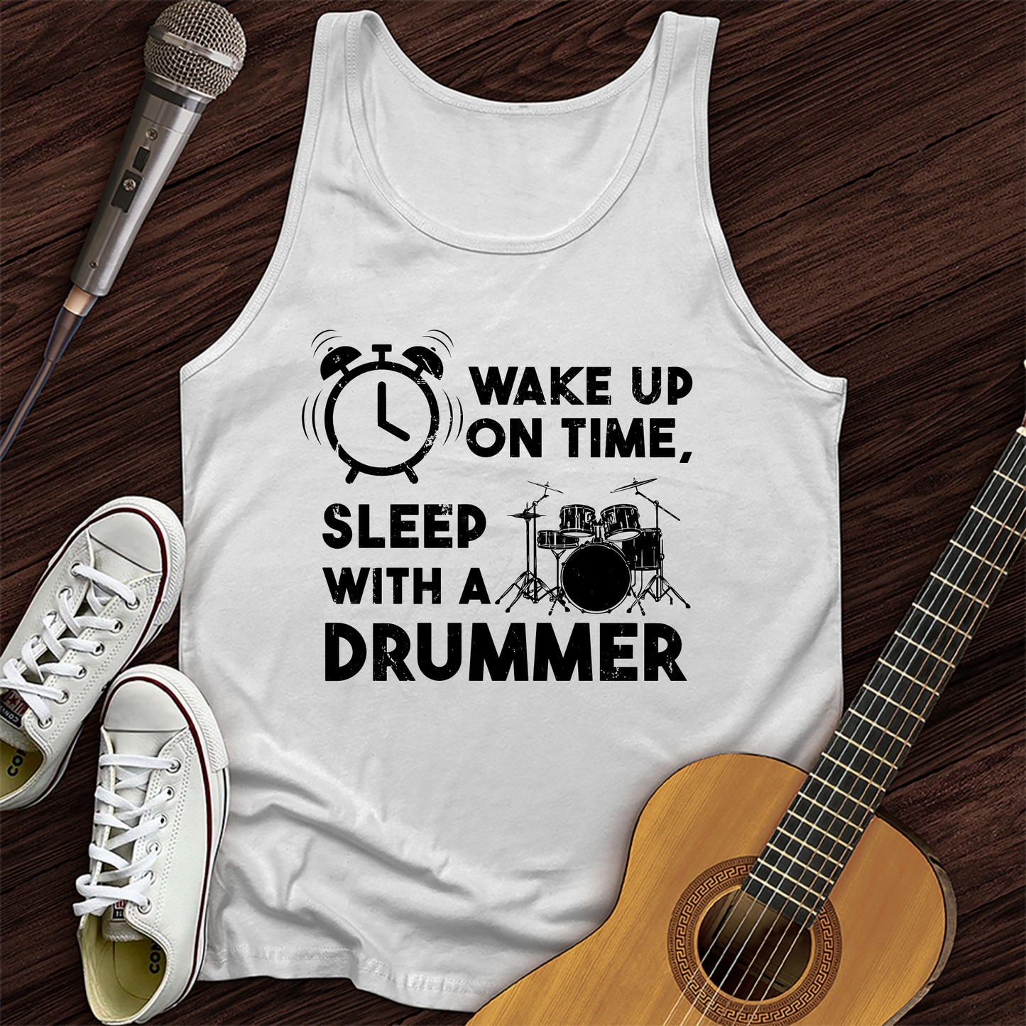 Wake Up On Time Tank Top