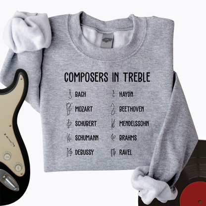 Composers In Treble Crewneck