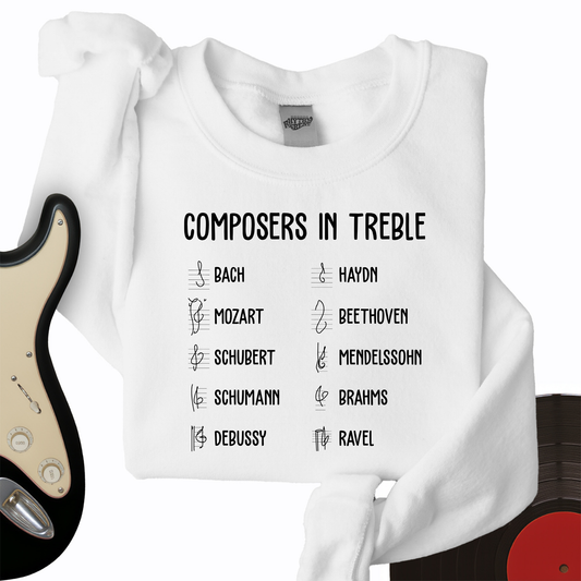 Composers In Treble Crewneck