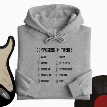 Composers In Treble Hoodie