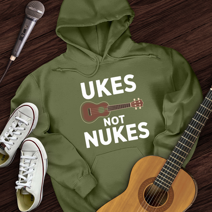 Ukes Not Nukes Hoodie