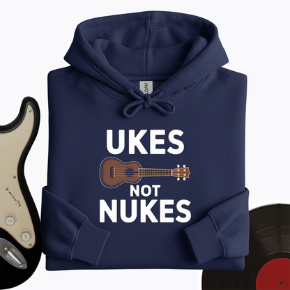 Ukes Not Nukes Hoodie